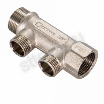 Коллектор 2 вых. н/р 1"х1/2" СТМ - Сантехтрейд - Интернет-магазин сантехники г. Екатеринбург