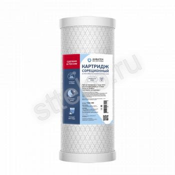 Картридж угольный (прессованный) Акватек 10" ВВ - Сантехтрейд - Интернет-магазин сантехники г. Екатеринбург