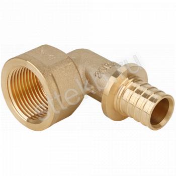 Угольник-переходник с внутренней резьбой латунный 25-Rp 3/4" Gappo G1311.2505 - Сантехтрейд - Интернет-магазин сантехники г. Екатеринбург