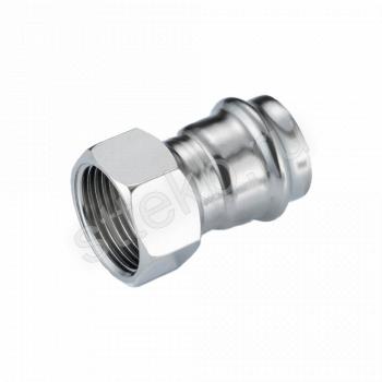 Соединитель прямой с переходом на внутреннюю резьбу нержавеющая сталь 28*3/4" 28x3/4" Gappo G1102.2805 - Сантехтрейд - Интернет-магазин сантехники г. Екатеринбург