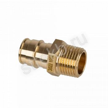 Штуцер с наружной резьбой 16-r3/4"нр '80и Q&E 1023004/1135752 - Сантехтрейд - Интернет-магазин сантехники г. Екатеринбург