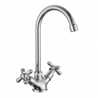 Смеситель для кухни GROSS AQUA 6015083С-B01 Retro с высоким поворотным изливом - Сантехтрейд - Интернет-магазин сантехники г. Екатеринбург