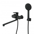 Смеситель для ванны RUSH Nevis NE1735-51black с длинным изливом Черный (8) - Сантехтрейд - Интернет-магазин сантехники г. Екатеринбург