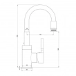 Смеситель для кухни GROSS AQUA ColorFlex Matt White 3241508MW с гибким изливом белый - Сантехтрейд - Интернет-магазин сантехники г. Екатеринбург
