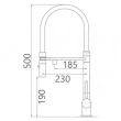 Смеситель для кухни GROSS AQUA GA3188611SSMBB Neosteel Черный, с подключением к фильтру питьевой воды - Сантехтрейд - Интернет-магазин сантехники г. Екатеринбург