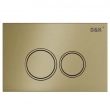 Кнопка механическая двойная D&K Bayern DB1529007 матовое золото (для инсталляции DI8050127) - Сантехтрейд - Интернет-магазин сантехники г. Екатеринбург