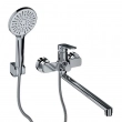 Смеситель для ванны GROSS AQUA Prado 7578828C-35F с длинным изливом 350 мм - Сантехтрейд - Интернет-магазин сантехники г. Екатеринбург