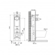 Инсталляция OLI QUADRA PLUS Sanitarblock 141945 без кнопки, (fast-fit), 300*1150*187 мм, пневматическая - Сантехтрейд - Интернет-магазин сантехники г. Екатеринбург
