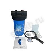 Корпус Вig Вlue 10” для холодной воды (кронштейн,манометр, латунные вставки) - Сантехтрейд - Интернет-магазин сантехники г. Екатеринбург