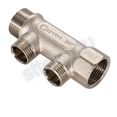 Коллектор 2 вых. н/р 1"х1/2" СТМ - Сантехтрейд - Интернет-магазин сантехники г. Екатеринбург