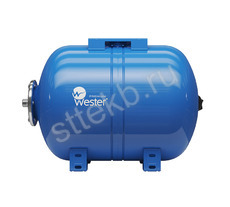 Гидроаккумулятор горизонтальный WESTER Premium WAO 50л 10 бар (к/ф из нерж.) - Сантехтрейд - Интернет-магазин сантехники г. Екатеринбург