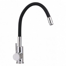 Смеситель для кухни GROSS AQUA 3241508B ColorFlex с гибким изливом чёрный - Сантехтрейд - Интернет-магазин сантехники г. Екатеринбург