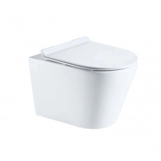 SOLE Унитаз подвесной TORR с крышкой Soft-close БЕЗОБОДКОВЫЙ Д-490*Ш-370*В-370 - Сантехтрейд - Интернет-магазин сантехники г. Екатеринбург