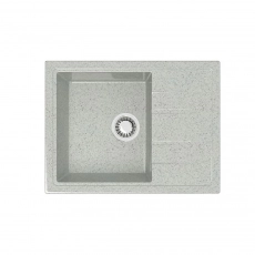 Мойка глянцевая Анастасия Z150Q10 Светло серая Granit BERGG 570х460х215мм - Сантехтрейд - Интернет-магазин сантехники г. Екатеринбург