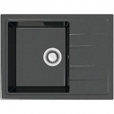 Мойка глянцевая Анастасия Z150Q4 Черная Granit BERGG  570х460х215мм - Сантехтрейд - Интернет-магазин сантехники г. Екатеринбург