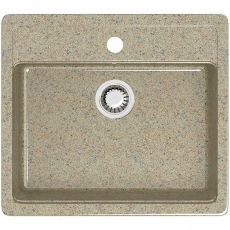 Мойка глянцевая Джеки Z9Q5 Песочный Granit BERGG Д-570мм, Ш-505мм, Г-200мм - Сантехтрейд - Интернет-магазин сантехники г. Екатеринбург