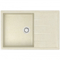 Мойка глянцевая Джоли Z161Q2 Бежевый Granit BERGG Д-750мм, Ш-505мм, Г-218мм - Сантехтрейд - Интернет-магазин сантехники г. Екатеринбург