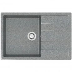 Мойка глянцевая Джоли Z161Q8 Тёмно-серый Granit BERGG Д-750мм, Ш-505мм, Г-218мм - Сантехтрейд - Интернет-магазин сантехники г. Екатеринбург