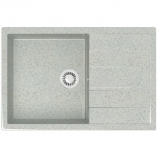 Мойка глянцевая Джоли Z161Q10 Светло-серый Granit BERGG Д-750мм, Ш-505мм, Г-218мм - Сантехтрейд - Интернет-магазин сантехники г. Екатеринбург