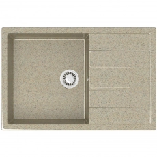 Мойка глянцевая Джоли Z161Q5 Песочный Granit BERGG Д-750мм, Ш-505мм, Г-218мм - Сантехтрейд - Интернет-магазин сантехники г. Екатеринбург