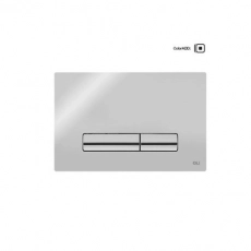 Кнопка механическая двойная Glam пластик, хром глянцевый, OLI 139185 (120PLUS/74/EXPERT/QUADRO) - Сантехтрейд - Интернет-магазин сантехники г. Екатеринбург