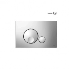 Кнопка механическая двойная Globe, пластик, хром глянцевый, OLI 152950 (120PLUS/74/EXPERT/QUADRO) - Сантехтрейд - Интернет-магазин сантехники г. Екатеринбург