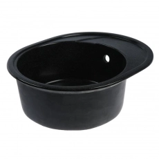 Мойка AGATA AG3C1 Черная 570х465х180 мм кварцевая овальная глянцевая - Сантехтрейд - Интернет-магазин сантехники г. Екатеринбург