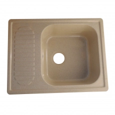 Мойка AGATA AG5C5 Песочная 640х490х190 мм кварцевая прямоугольная глянцевая - Сантехтрейд - Интернет-магазин сантехники г. Екатеринбург