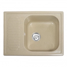 Мойка AGATA AG5C10 Бежевая 640х490х190 мм кварцевая прямоугольная глянцевая - Сантехтрейд - Интернет-магазин сантехники г. Екатеринбург