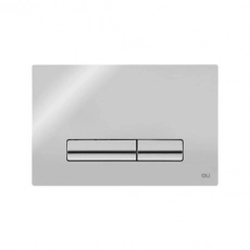 Кнопка механическая двойная Glam OLIpure, пластик, хром глянцевый 139179/192905 (120PLUS/74/EXPERT/QUADRO) - Сантехтрейд - Интернет-магазин сантехники г. Екатеринбург
