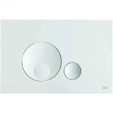 Кнопка механическая двойная Globe, пластик, белый 152949 (120PLUS/74/EXPERT/QUADRO) - Сантехтрейд - Интернет-магазин сантехники г. Екатеринбург