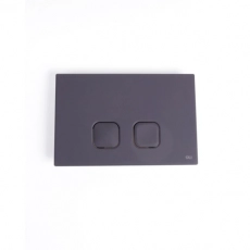 Кнопка механическая двойная PLAIN soft touch, пластик, черный, Oliveira 070829  (120/120PLUS/74/80/EXPERT/QUADRO) - Сантехтрейд - Интернет-магазин сантехники г. Екатеринбург