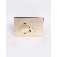 Кнопка механическая двойная Globe пластик, золото OLI 152954 (120PLUS/74/EXPERT/QUADRO) - Сантехтрейд - Интернет-магазин сантехники г. Екатеринбург