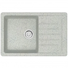 Мойка AGATA 16/Q10 Светло-серый 740x490х210 матовая из искусственного камня - Сантехтрейд - Интернет-магазин сантехники г. Екатеринбург