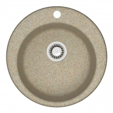 Мойка AGATA 30/Q5 Песочный 475x375х180 матовая из искусственного камня - Сантехтрейд - Интернет-магазин сантехники г. Екатеринбург