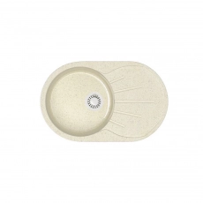 Мойка AGATA 110/Q2 Бежевая 730x450х215 матовая из искусственного камня - Сантехтрейд - Интернет-магазин сантехники г. Екатеринбург