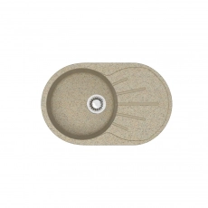 Мойка AGATA 110/Q5 Песочный 730x450х215 матовая из искусственного камня - Сантехтрейд - Интернет-магазин сантехники г. Екатеринбург