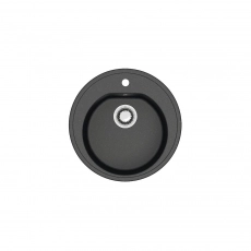 Мойка AGATA 3/Q4 Черная 510x510 матовая из искусственного камня - Сантехтрейд - Интернет-магазин сантехники г. Екатеринбург