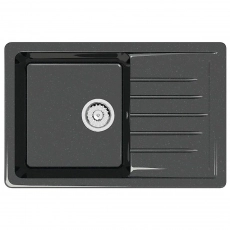 Мойка AGATA 16/Q4 Чёрный 740x490х210 матовая из искусственного камня - Сантехтрейд - Интернет-магазин сантехники г. Екатеринбург