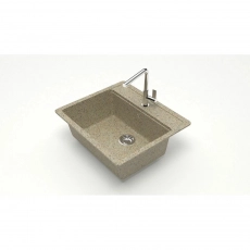Мойка AGATA 9/Q5 Песочный 570x505х200 матовая из искусственного  камня  - Сантехтрейд - Интернет-магазин сантехники г. Екатеринбург