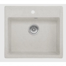 Мойка AGATA AG4C8 Белый 545*485*170 мм кварцевая квадратная глянцевая - Сантехтрейд - Интернет-магазин сантехники г. Екатеринбург