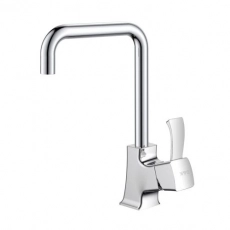 Смеситель для кухни D&K Rhein Bach DA1472401 хром, высокий (8) - Сантехтрейд - Интернет-магазин сантехники г. Екатеринбург