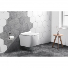 Унитаз подвесной Deep Lake DL-T02 510x365x325 безободковый - Сантехтрейд - Интернет-магазин сантехники г. Екатеринбург