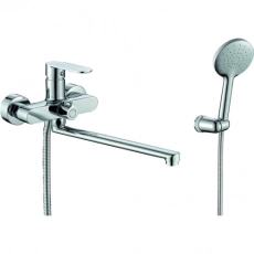 Смеситель для ванны RUSH Luson LU1630-51 с длинным изливом хром (10) - Сантехтрейд - Интернет-магазин сантехники г. Екатеринбург