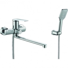 Смеситель для ванны RUSH Bering BE5535-51 с длинным изливом хром (10) - Сантехтрейд - Интернет-магазин сантехники г. Екатеринбург