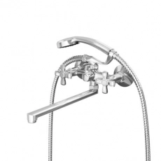 Смеситель для ванны RUSH Bianki BI7650-51 с длинным изливом хром (10) - Сантехтрейд - Интернет-магазин сантехники г. Екатеринбург