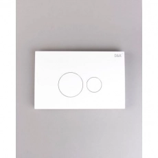 Кнопка механическая двойная D&K Venice DB1029016 белый - Сантехтрейд - Интернет-магазин сантехники г. Екатеринбург