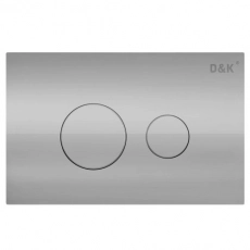 Кнопка механическая двойная D&K Venice DB1029001 хром - Сантехтрейд - Интернет-магазин сантехники г. Екатеринбург