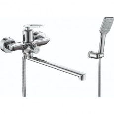 Смеситель для ванны RUSH Palm PL2530-51 с длинным изливом хром (10) - Сантехтрейд - Интернет-магазин сантехники г. Екатеринбург