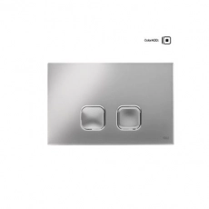 Кнопка механическая двойная PLAIN, пластик, хром глянцевый, OLI 070827 - Сантехтрейд - Интернет-магазин сантехники г. Екатеринбург